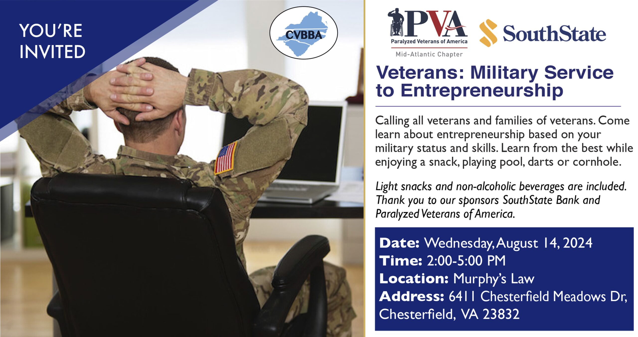 Veterans entrepreneurship event 8-14-24CVBBA -min